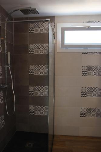 Et badeværelse på Maison Sanouva