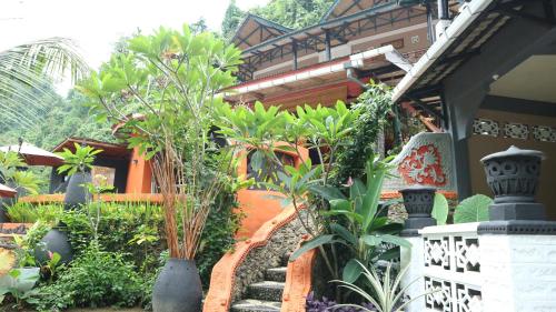 Ein Garten an der Unterkunft Jungle Inn Bukit lawang