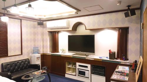 Kuchyň nebo kuchyňský kout v ubytování Pal Annex Kitakyushu (Love Hotel)
