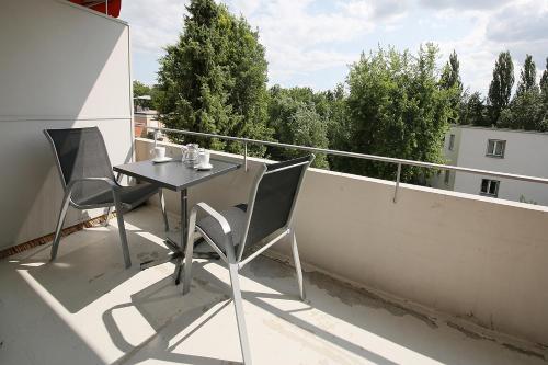 A balcony or terrace at CITY STAY - Kirchweg
