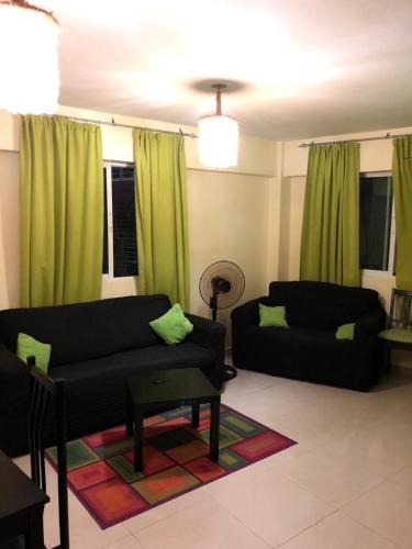 Χώρος καθιστικού στο Apartamento Aquarel