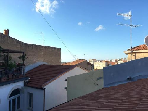 a view of roofs of buildings in a city at Design Apartments Sassari-Skyline in Sassari
