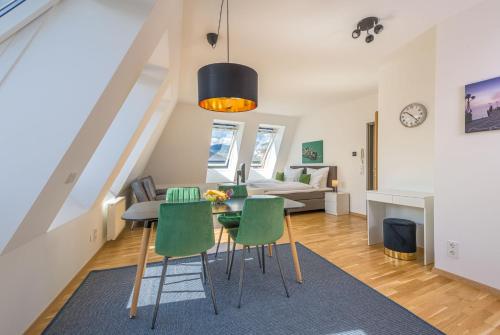 Posezení v ubytování City Appartements Villach