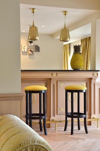 Et opholdsområde på Villa Lara Hotel