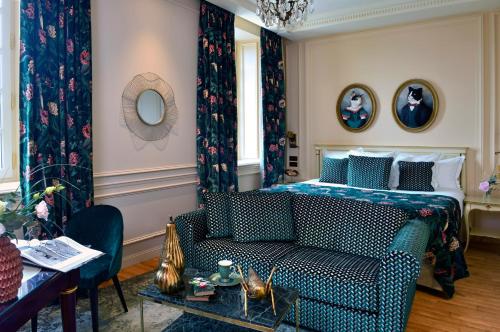 Et opholdsområde på Villa Lara Hotel