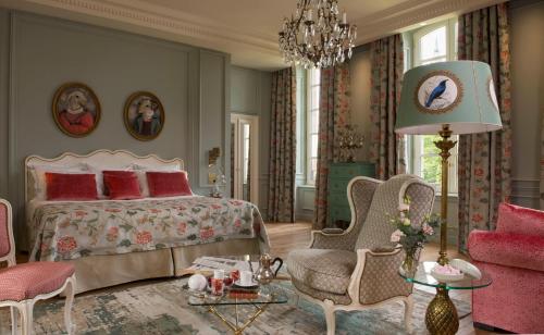 Et opholdsområde på Villa Lara Hotel