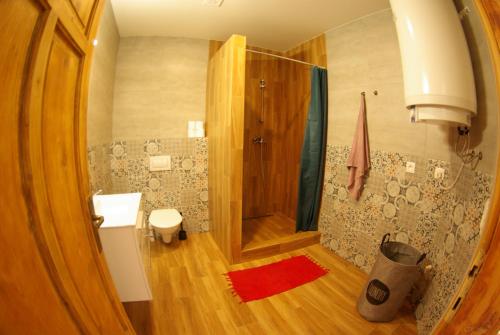 Koupelna v ubytování Apartman Egidius