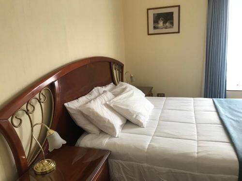 Una cama o camas en una habitación de Hotel Belvedere