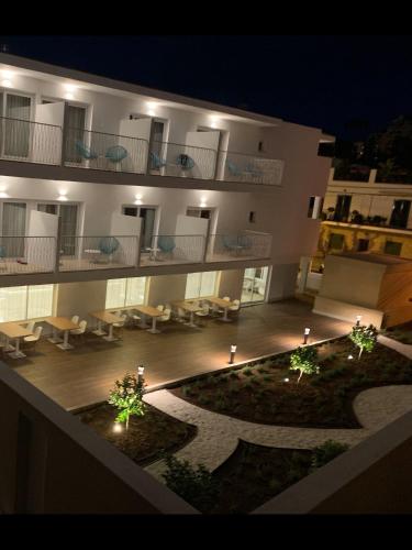 Balkón nebo terasa v ubytování Hotel Torá