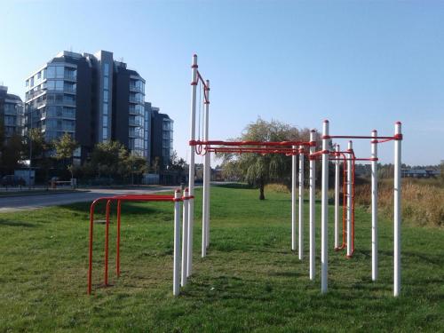 Ο χώρος παιχνιδιού για παιδιά στο Apartamentai Elija su vaizdu į jūrą