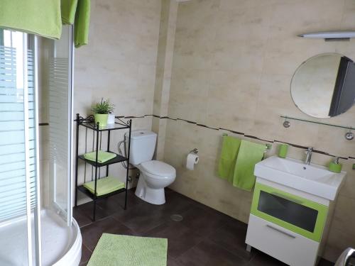 Et badeværelse på Villa Romantika