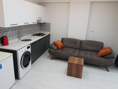 Η κουζίνα ή μικρή κουζίνα στο Vera Suite Hotel Trabzon