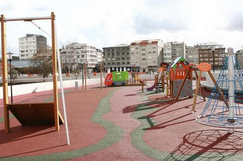 Ο χώρος παιχνιδιού για παιδιά στο Piso Bergantiños