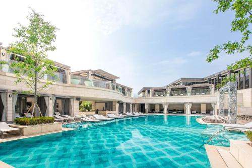 an image of a swimming pool at a hotel at Art Paradiso, Paradise City in Incheon