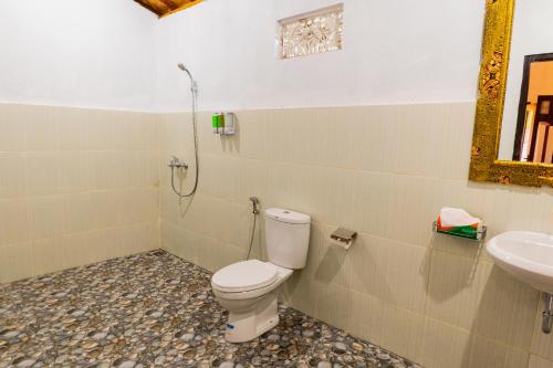 Ett badrum på Kamasanti Hostel