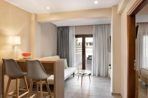 Un lugar para sentarse en Hotel Simeon