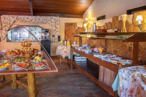 Eten bij of ergens in de buurt van het hotel

