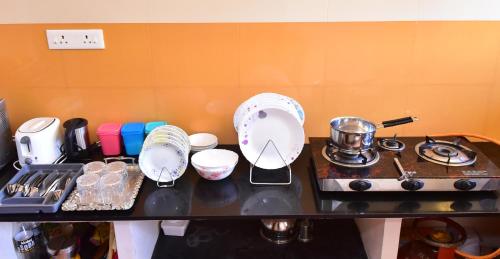 Dapur atau dapur kecil di Villa Gomez