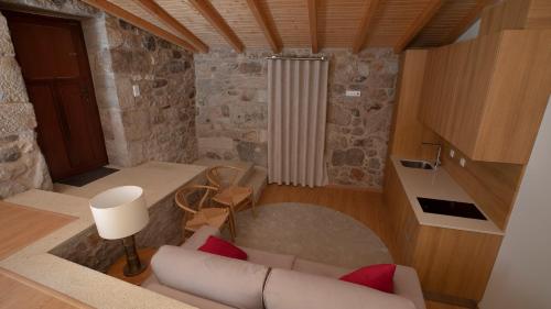 Koupelna v ubytování Casas da Penha