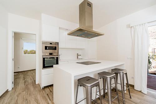 Dapur atau dapur kecil di Villas de Taurito