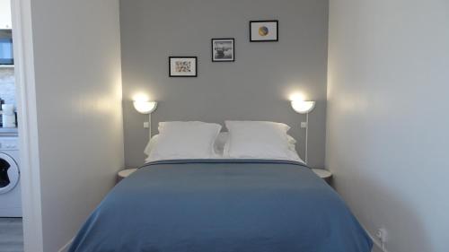 Katil atau katil-katil dalam bilik di Appartement Le Mans Libération