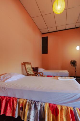 Cama o camas de una habitación en Hostal Lazybones