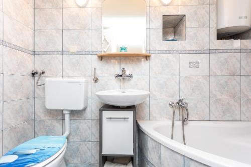 Kúpeľňa v ubytovaní Apartman Verbenia