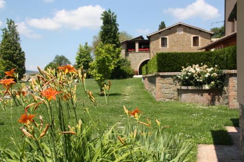 Jardín al aire libre en Agriturismo Le Case