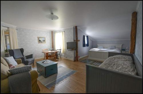 Χώρος καθιστικού στο Nygården B&B Hälsingegård