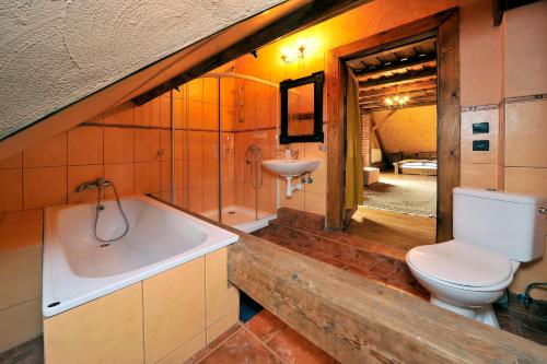 Ванна кімната в Apartmány Village