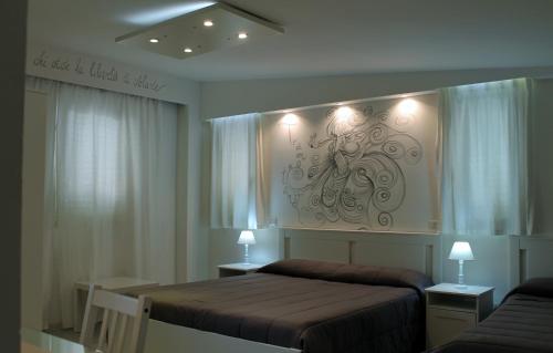 B&B Triskèlesにあるベッド