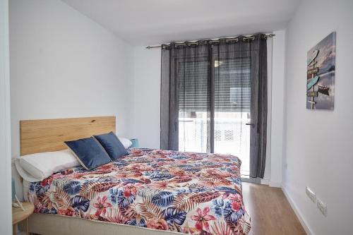 Postel nebo postele na pokoji v ubytování Apartamento Sol y Mar