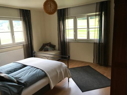 Postel nebo postele na pokoji v ubytování Ferienwohnung Hesselbach