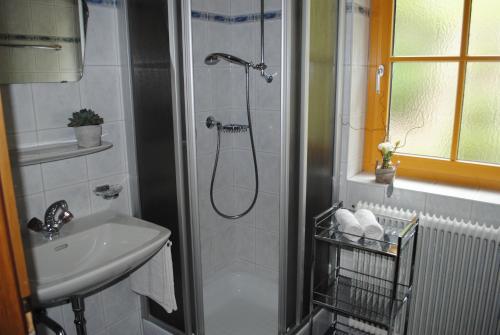 Phòng tắm tại Haus Untergand