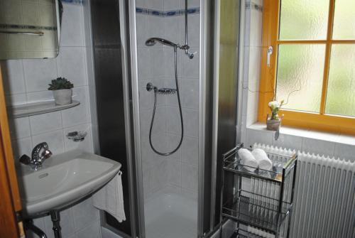Kúpeľňa v ubytovaní Haus Untergand