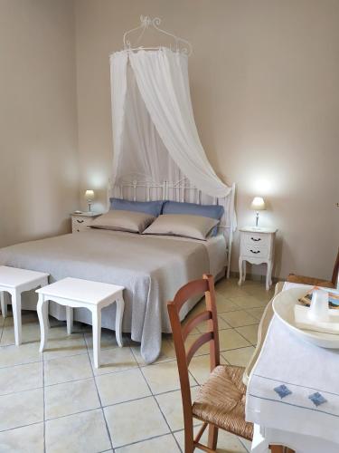 Llit o llits en una habitació de B&B Li Ccoti