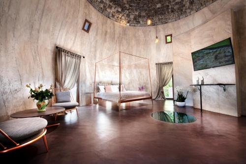 Posedenie v ubytovaní La Fornace Relais & Spa