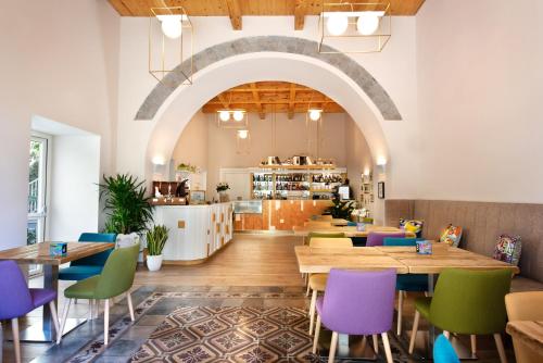 Reštaurácia alebo iné gastronomické zariadenie v ubytovaní La Fornace Relais & Spa
