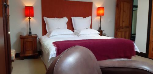 Hout Bay Hideawayにあるベッド
