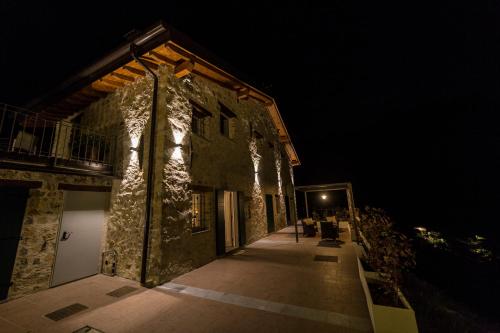 El edificio en el que está la estancia rural