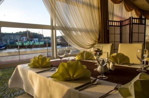 Χώρος καθιστικού στο Hotel Morze