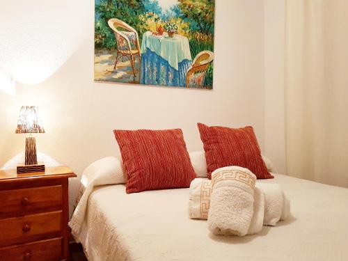 Postel nebo postele na pokoji v ubytování Apartamento turístico en Sevilla