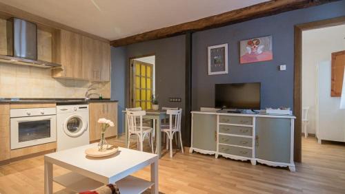 Kuchyň nebo kuchyňský kout v ubytování Apartamento Llorens