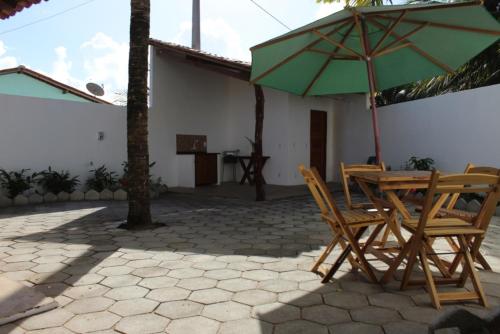 Patio nebo venkovní prostory v ubytování Pousada Rio Sagi