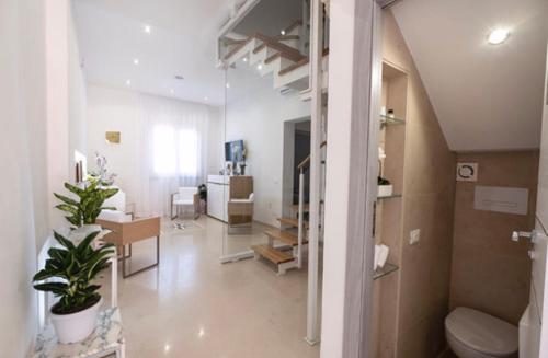 TV a/nebo společenská místnost v ubytování Imera B&B