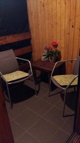 Χώρος καθιστικού στο Komfort Apartman