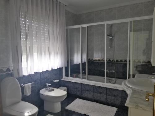 Koupelna v ubytování Casa Reibon