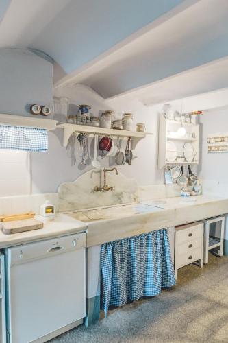 Virtuve vai virtuves zona naktsmītnē Casa Baulenas