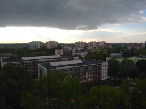 a view of a city with buildings and trees at Apartament Śliwińskiego 4 in Lublin