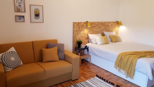 Ένα ή περισσότερα κρεβάτια σε δωμάτιο στο Apartments Julija